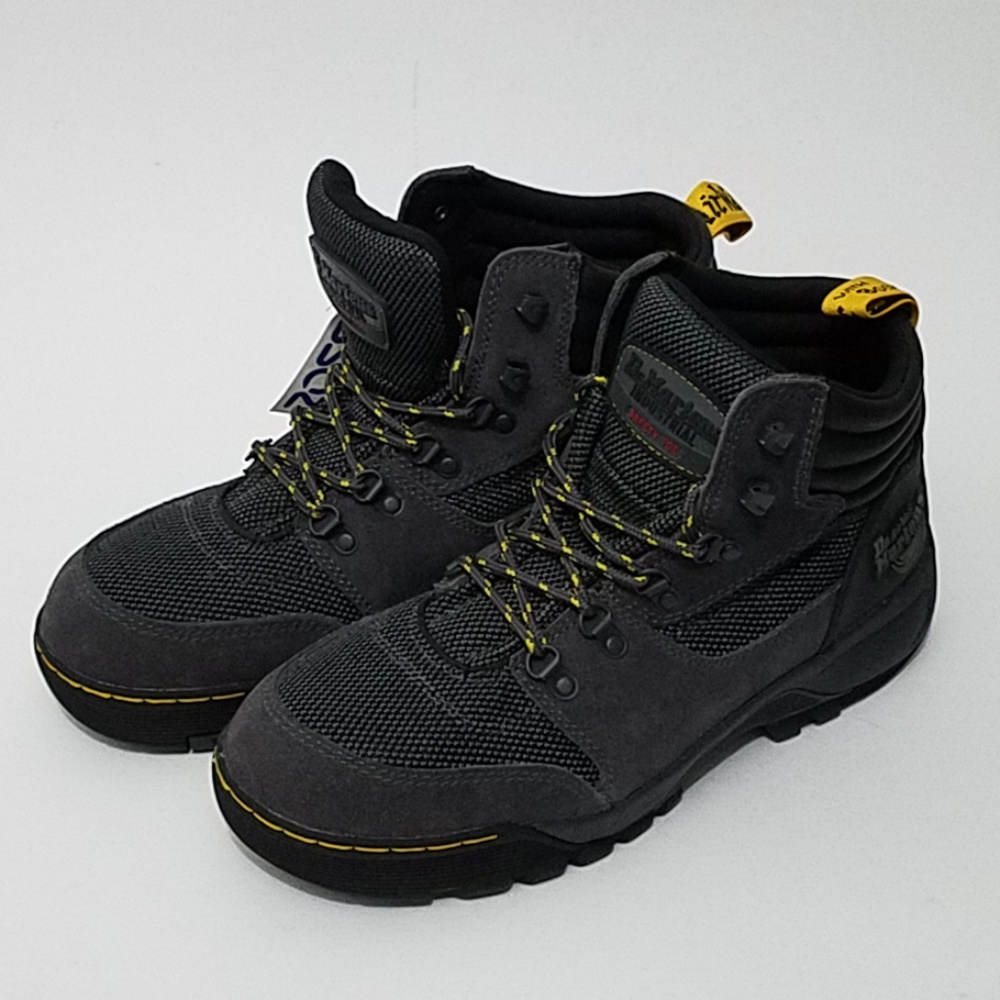 Mens Work Boots Sz 12 Rapid Dr. Martens Dark Gray